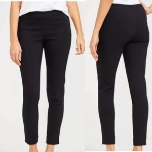 J. McLaughlin Margot Side Zip Skinny Pants Size 0 Black Stretch NWT